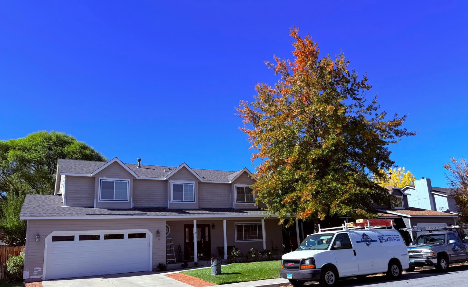 Exterior repaint wrapped up — the Silverland crew on site