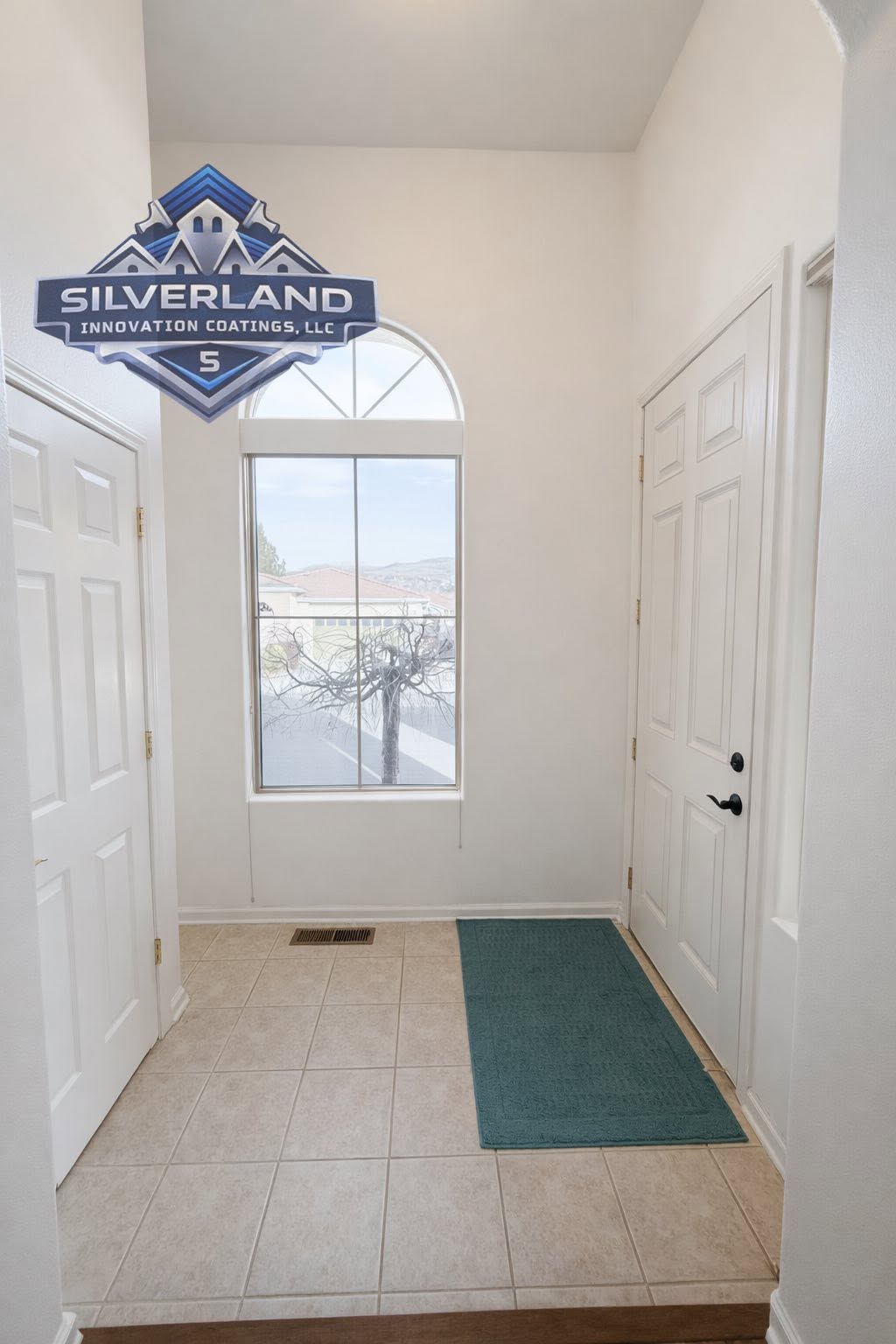 Bright interior repaint — walls, doors and trim