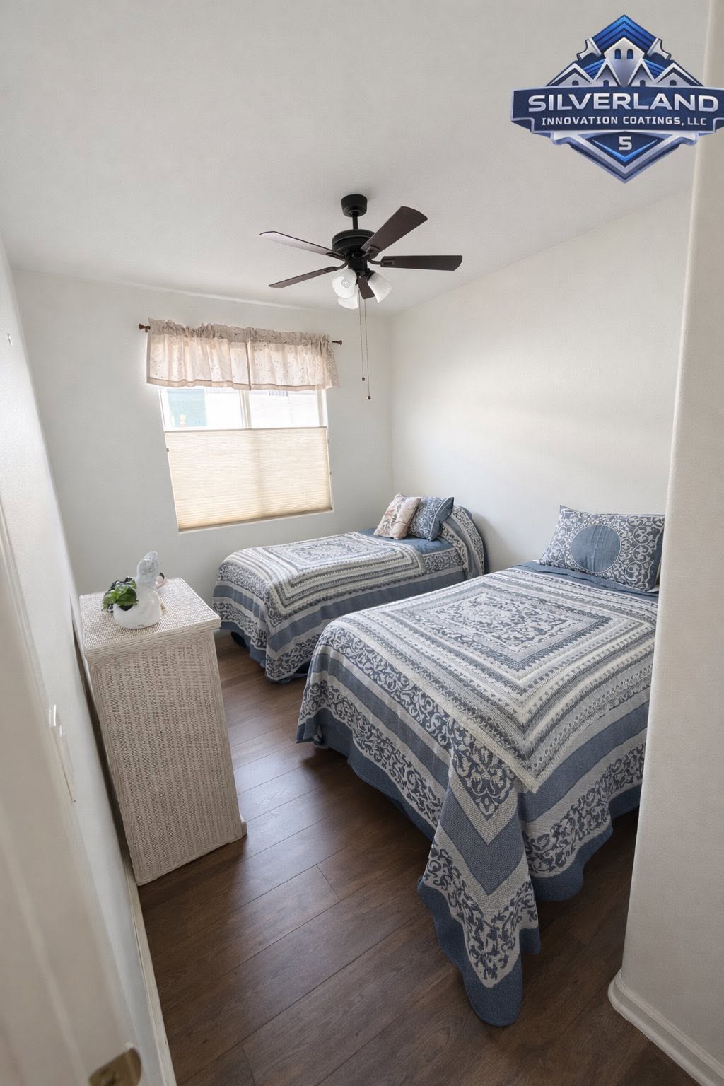 Kids' bedroom repaint — smooth finish, crisp cut lines